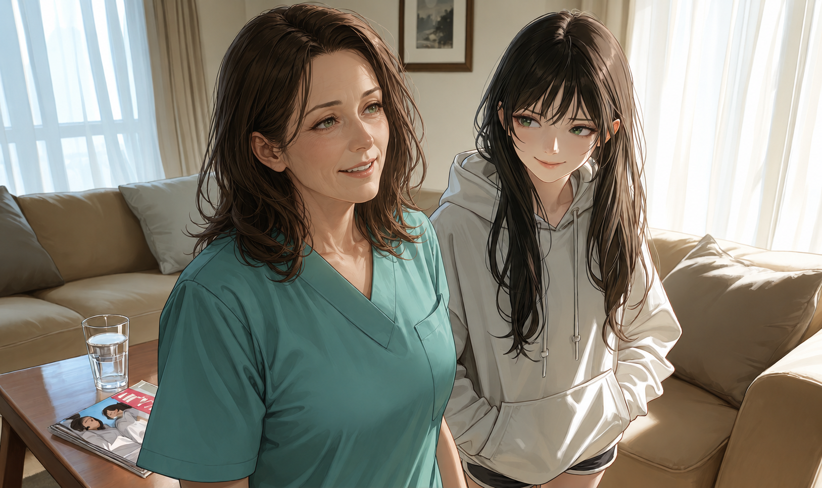 Marla Reed and Sophie Reed