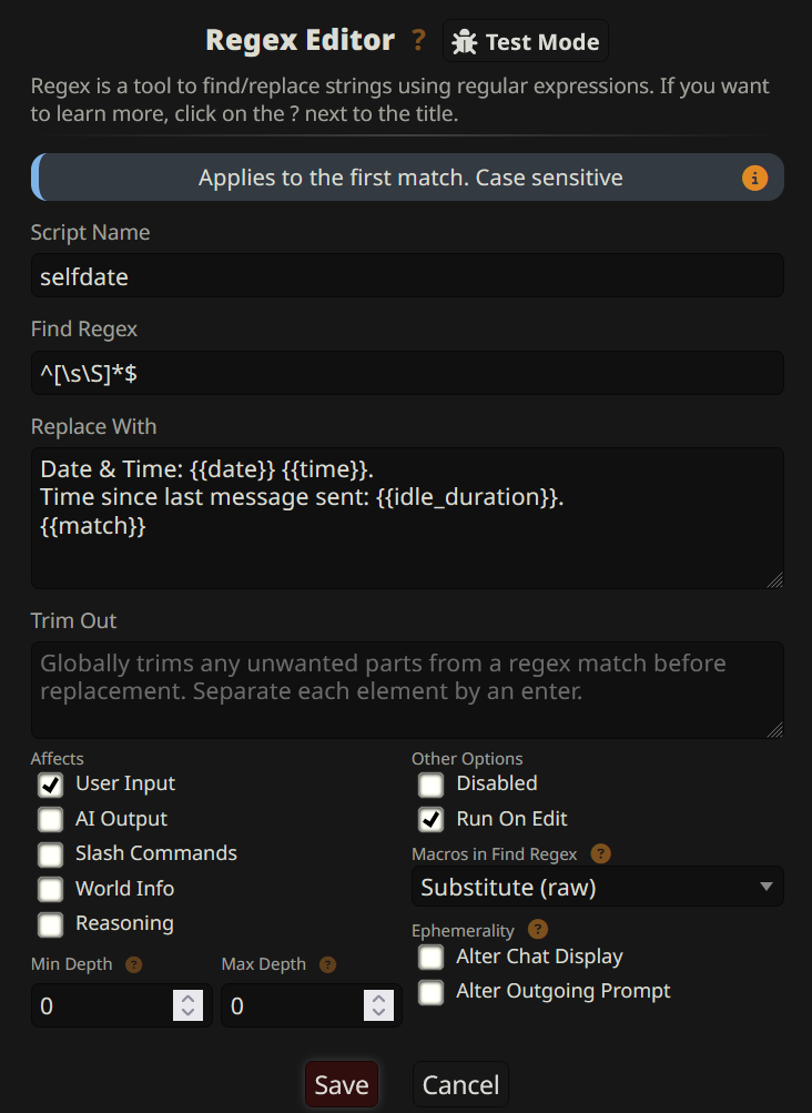 regex