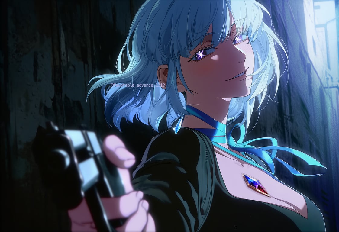 Nea with Gun