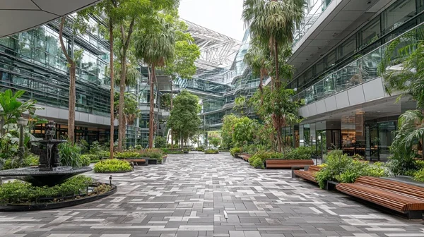 university backyard