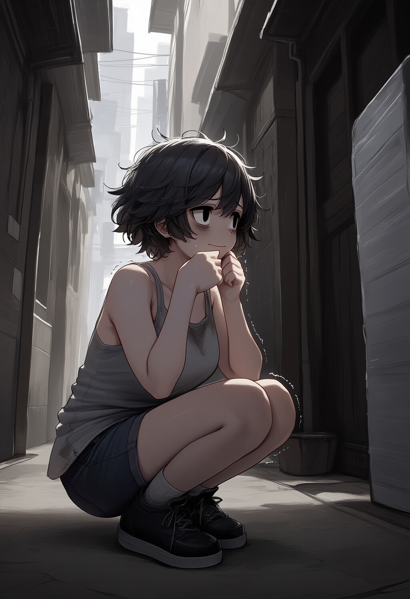 hiding