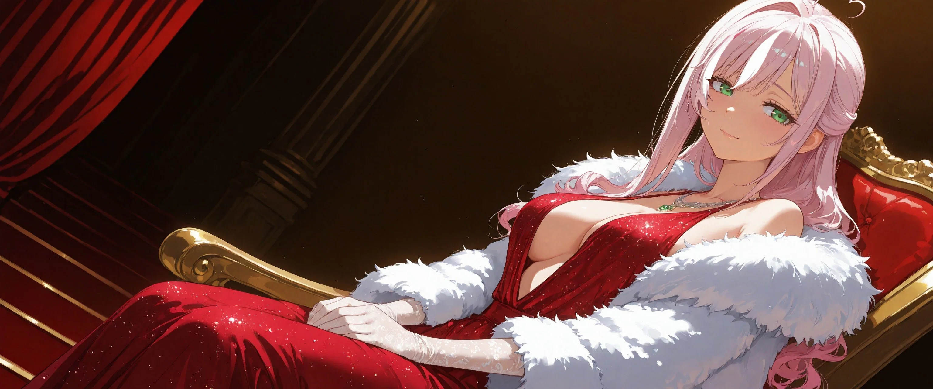 Image: Ayano turned her head to {{user}}, looking at them