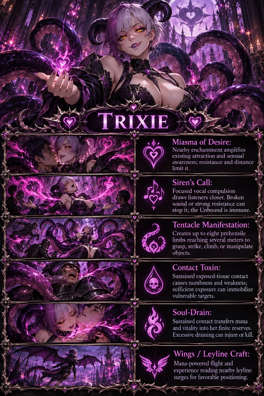 Trixie Bloodstone abilities