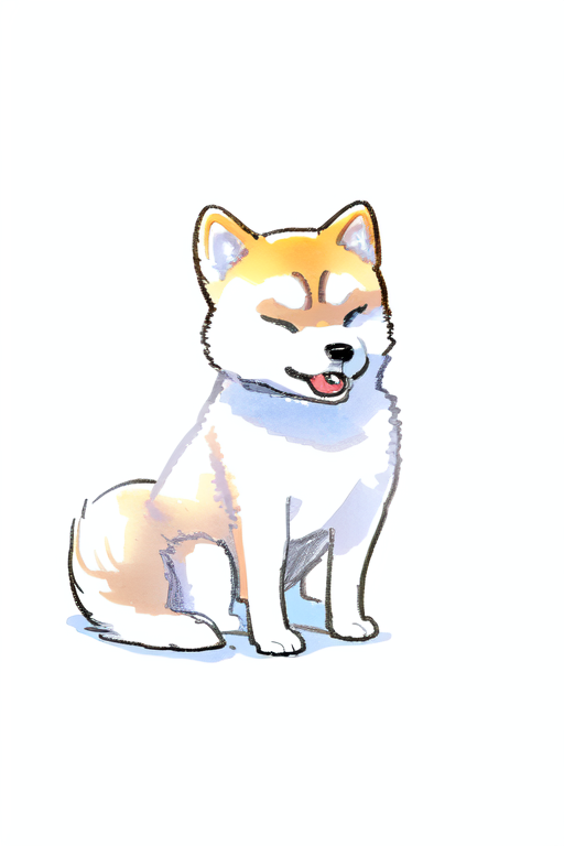 Dog drawing