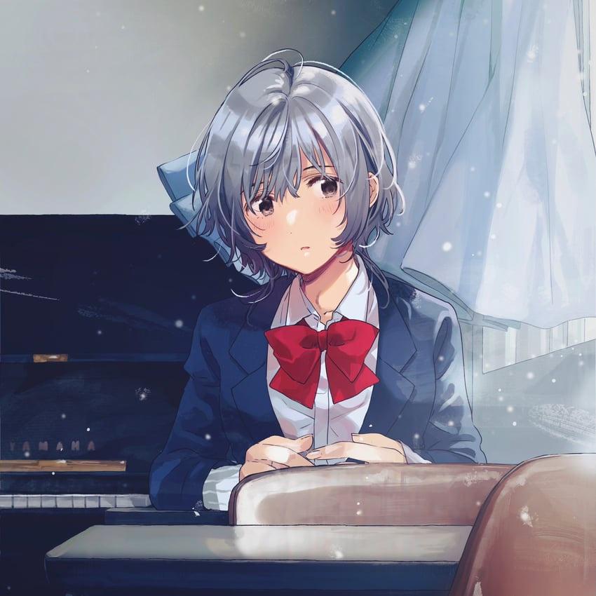 Blue=a quiet girl class