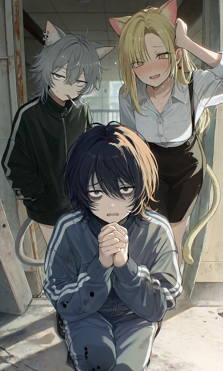 Saori begging for Help