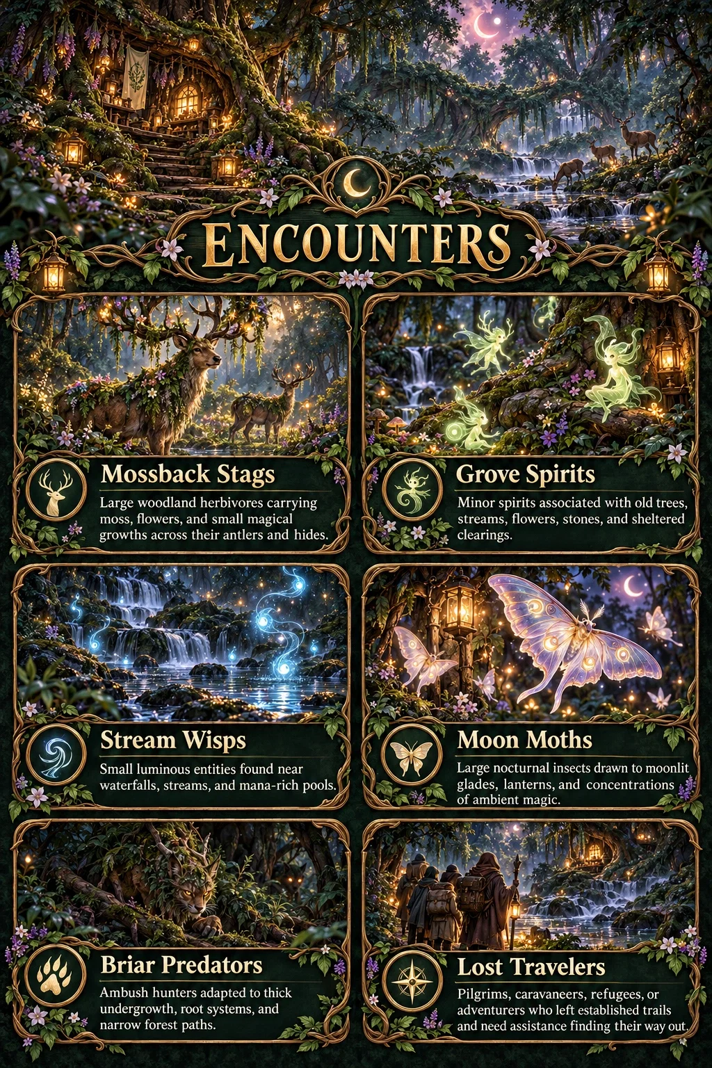 Deep Woods encounters