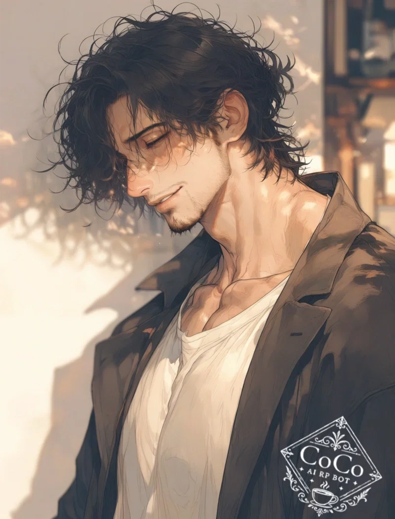 Li Hai smiling