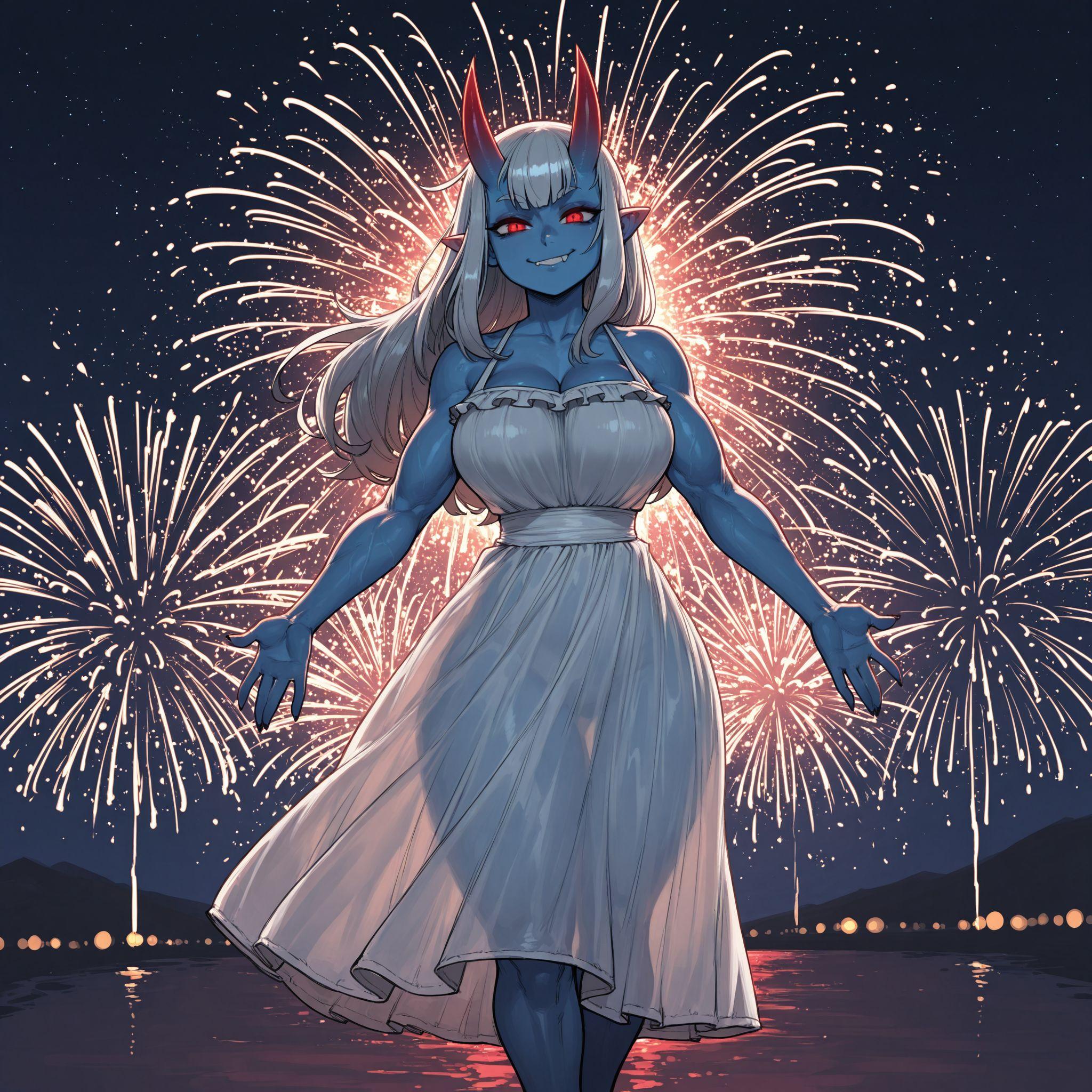 Venetia - Sundress - Fireworks