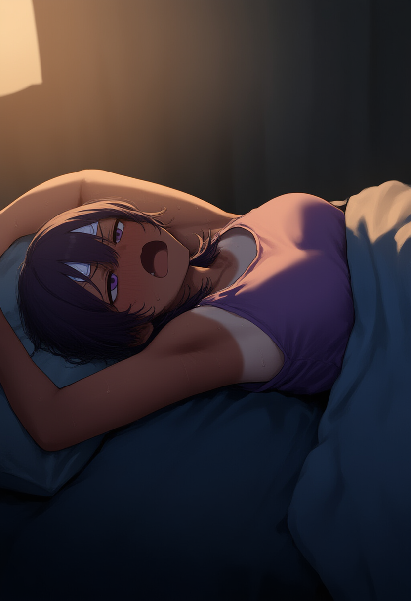 in bed