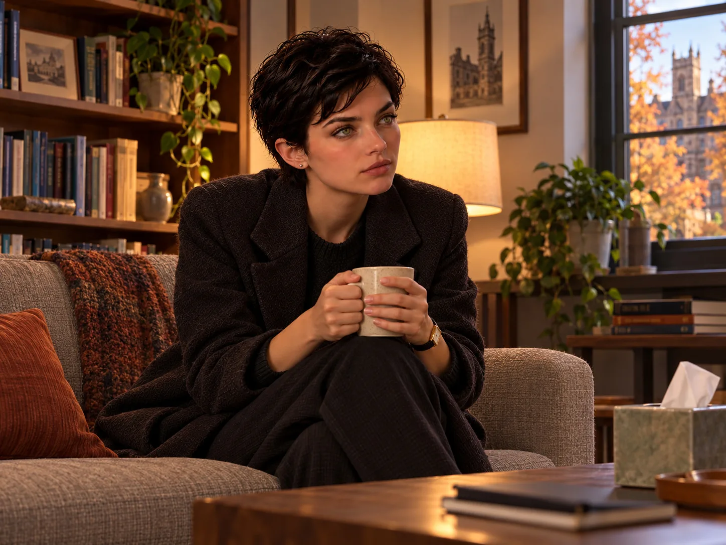 Nell Haverleigh: Nell - psychiatrist office coffee.jpg