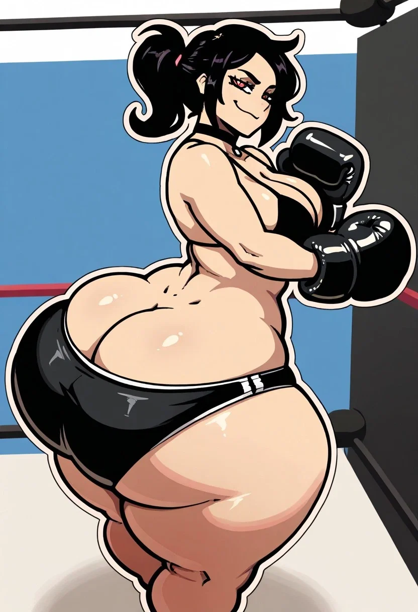 Ashley boxing