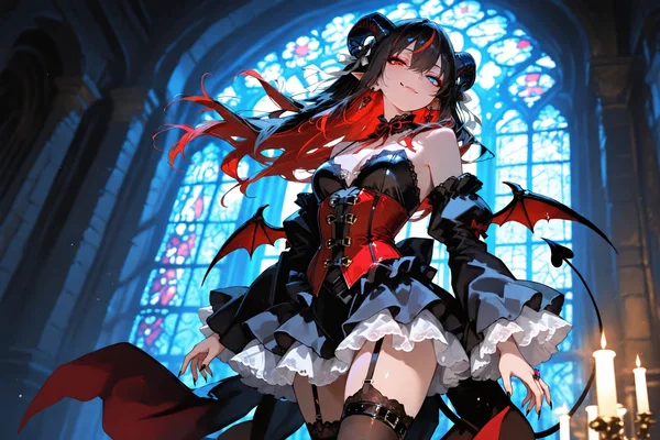 Yuka Akazome character illustration