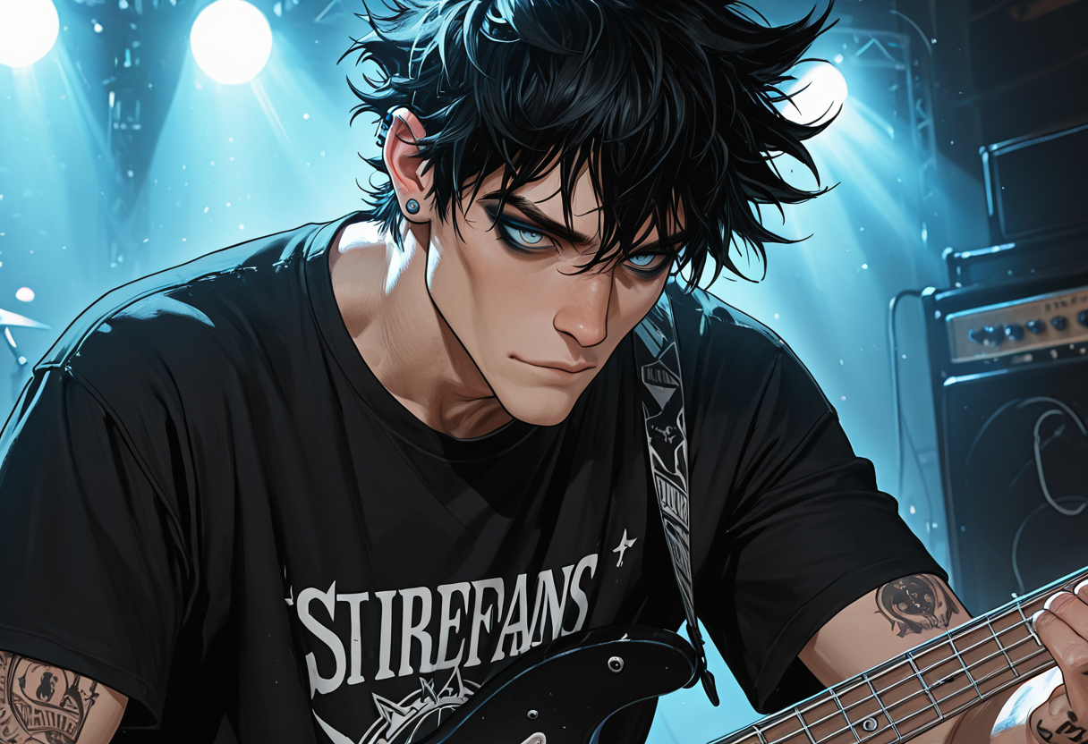 Sean plays music