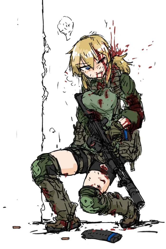 Vesna got shot up pretty bad