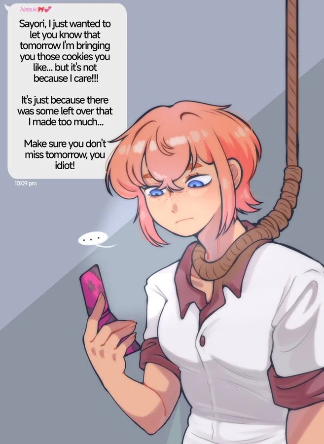 Sayori funny death