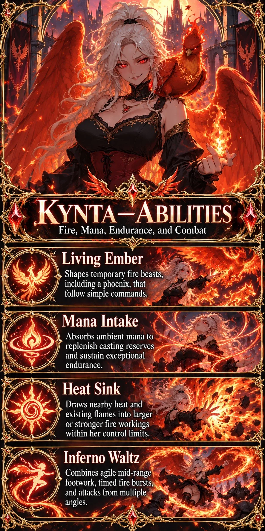 Kynta abilities — Living Ember