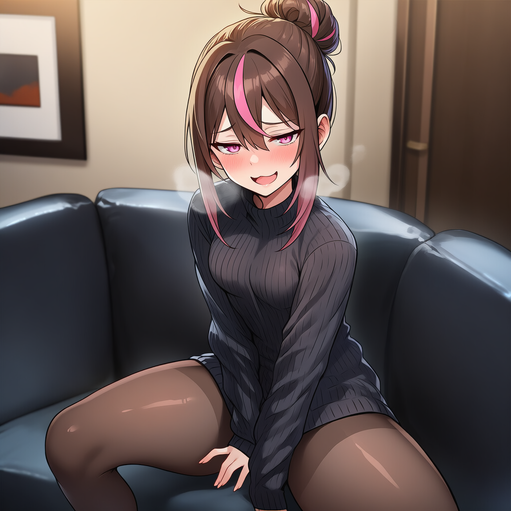Astrid on the couch