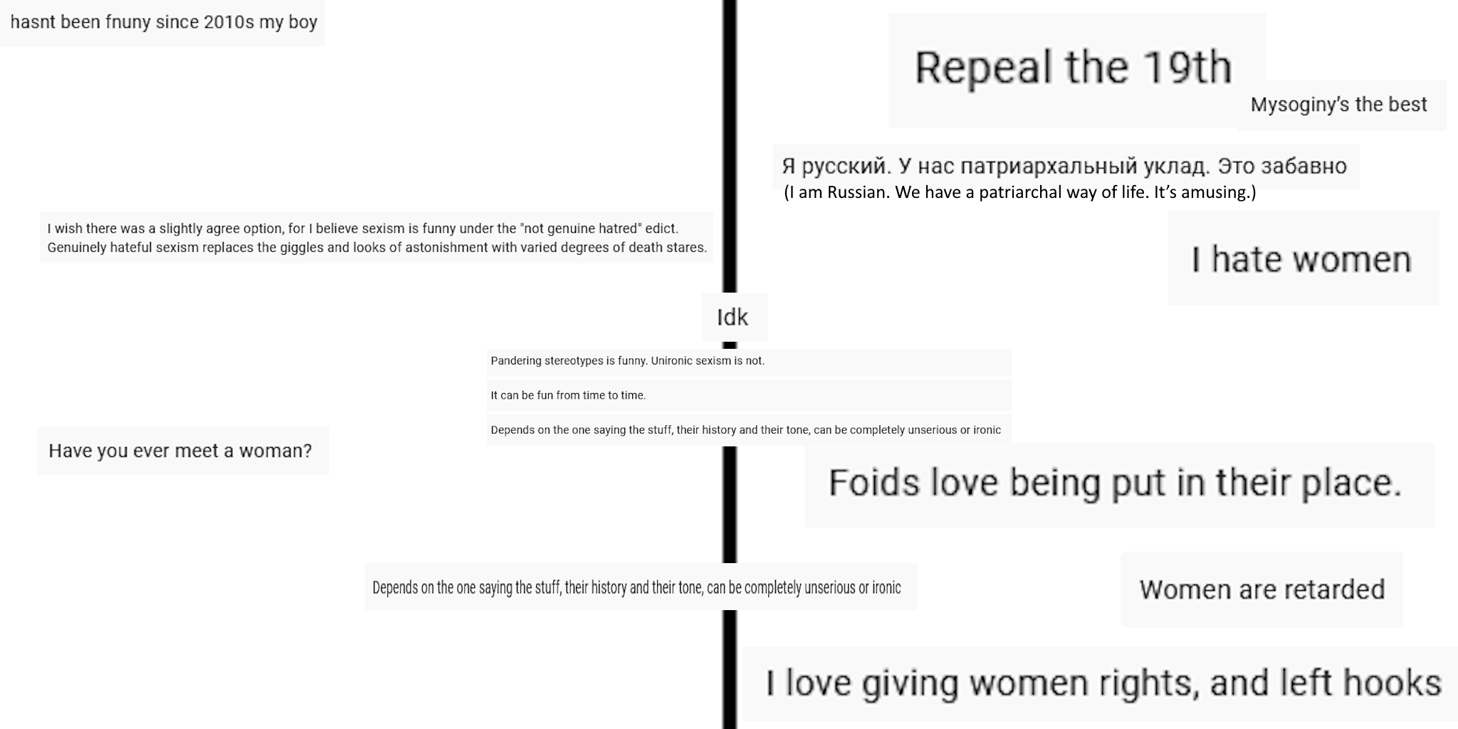 sexism is funny