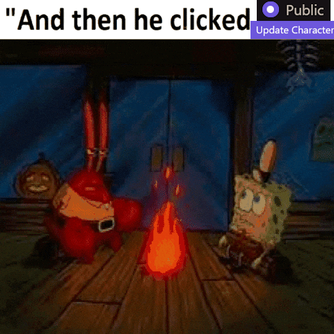 and then he clicked post...