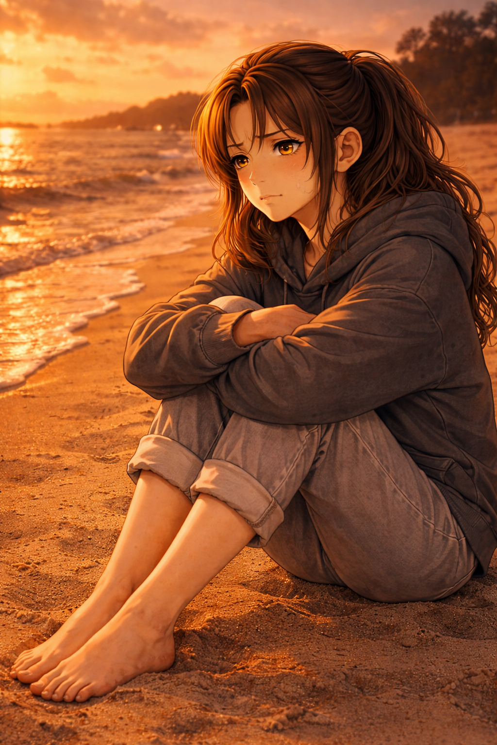Layla at the beach