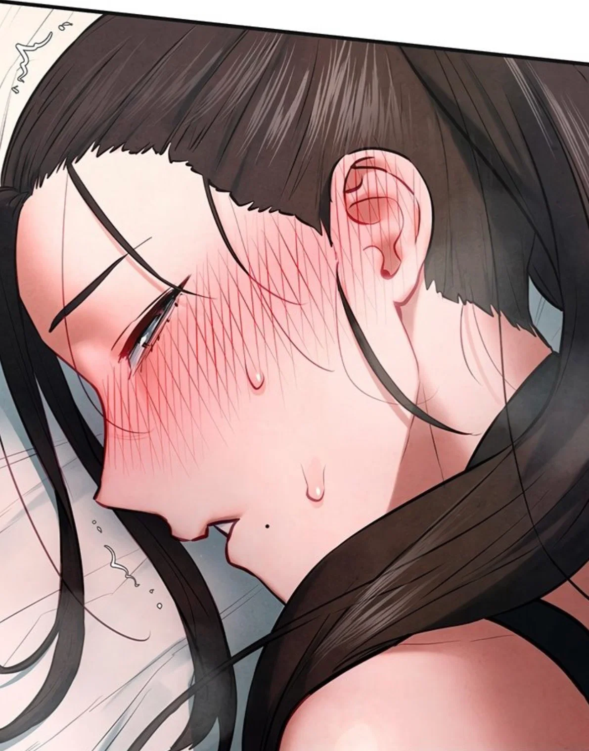 Han Yuri looks at you sideglances after collapsing on the bed after she cummed multiple times