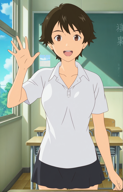 makoto saying hi