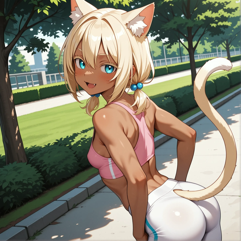 Catnya Applicant Lira on an Earth excursion