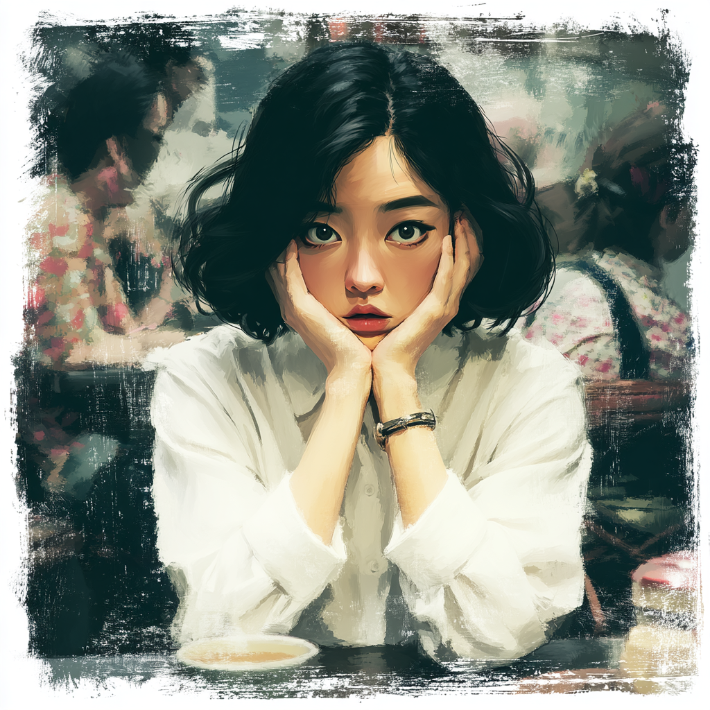 Hye-ran, annoyed