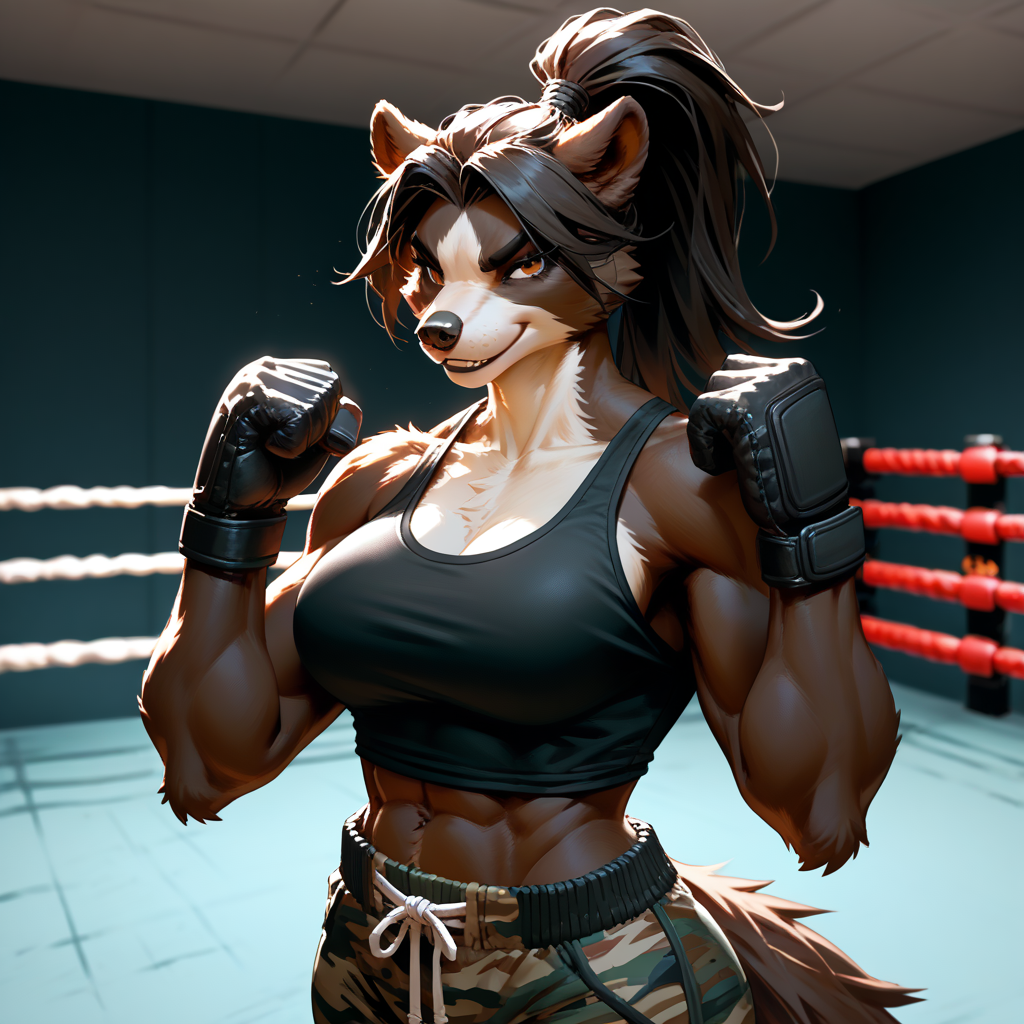 Monique wants to ask {{user}} for logistical help in starting her moreau-specific dojo.