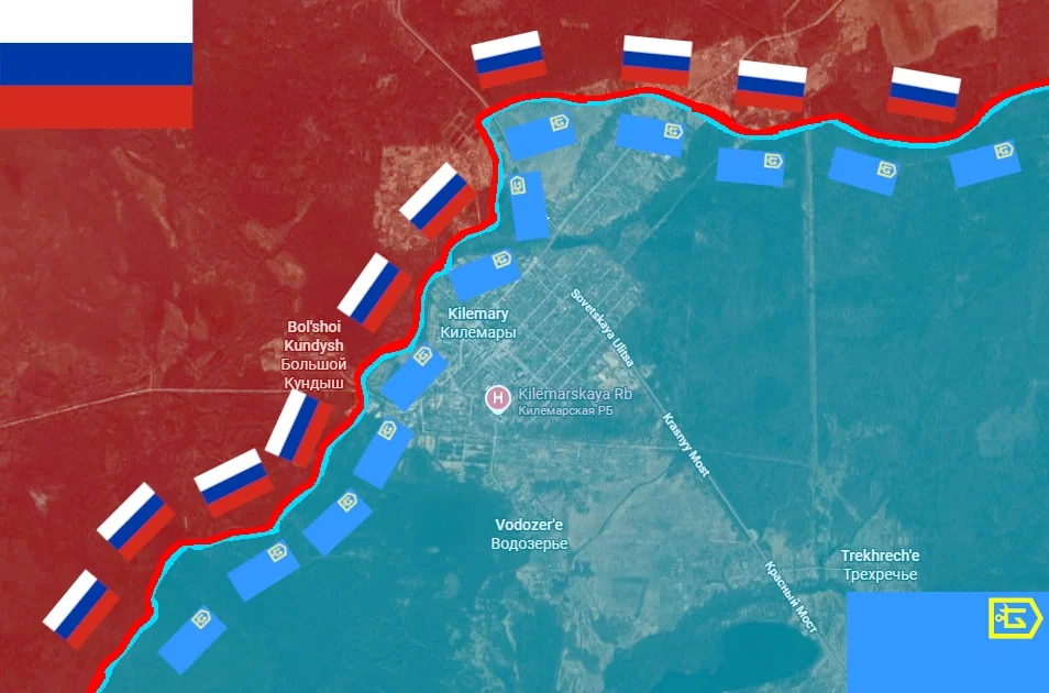 A Map of the Frontlines at Kilemary