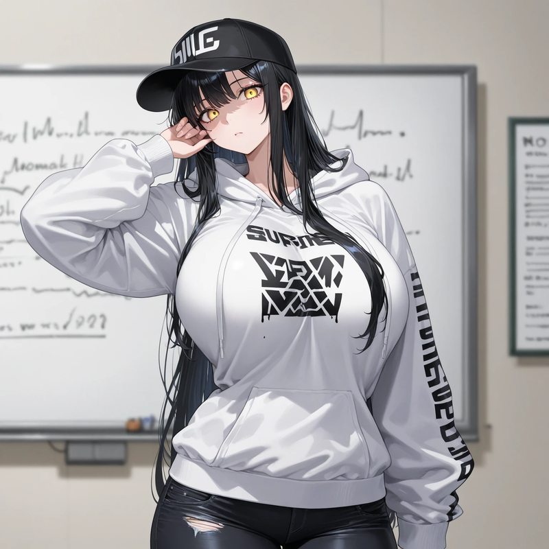 Karin enters