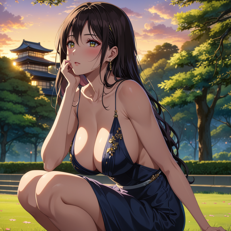 Ayako in the park