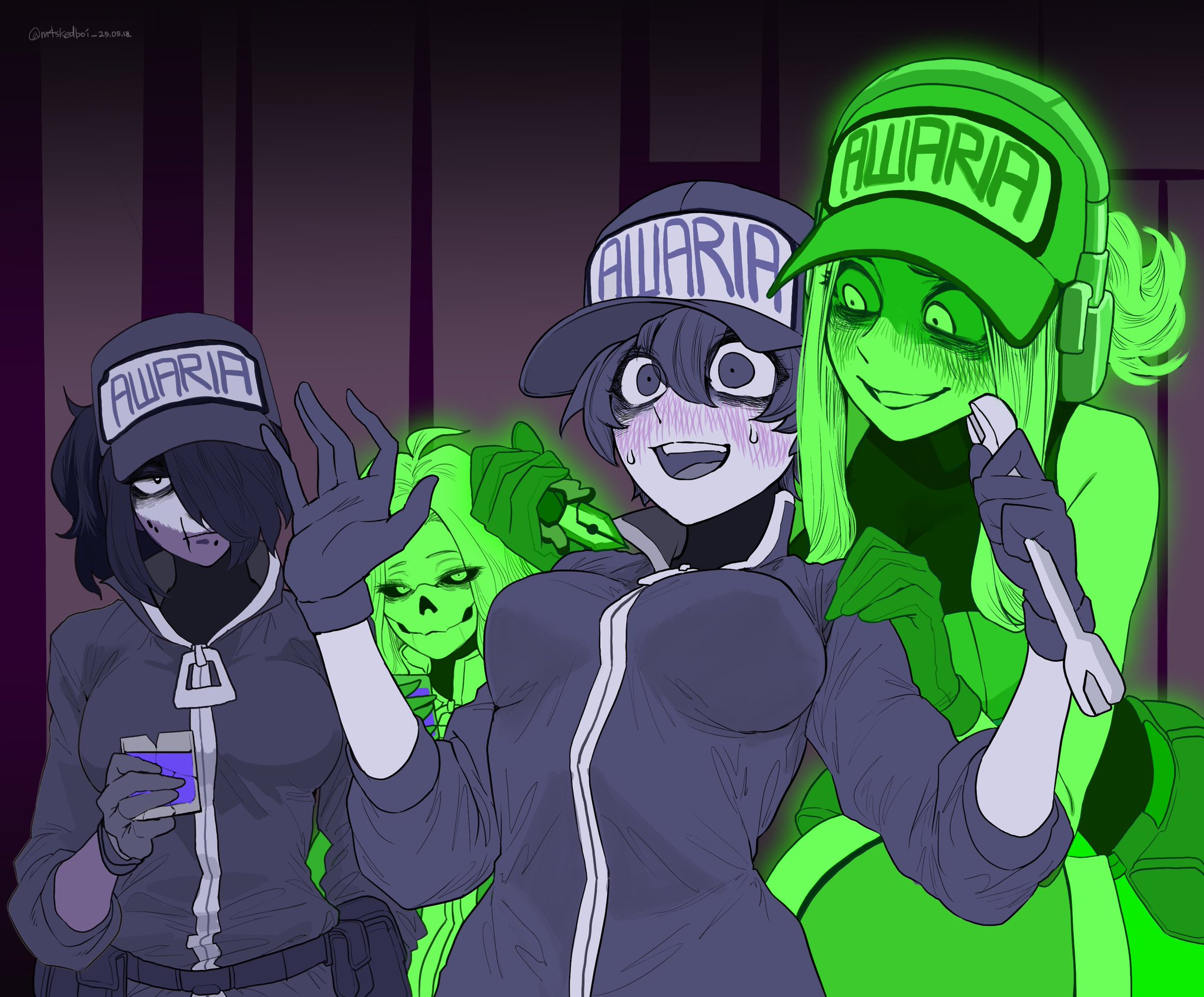 Awaria if it was an anime