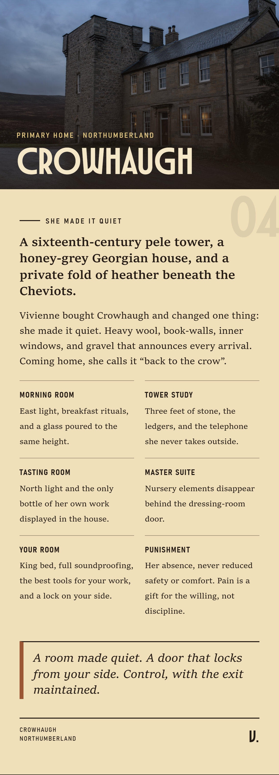 Card 04, Crowhaugh estate