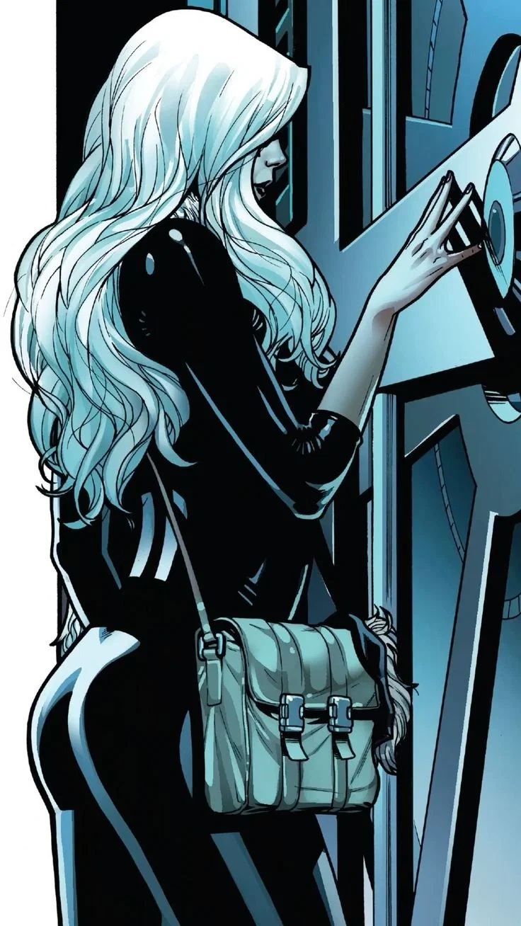 Felicia looking outside vault/ coming home in outfit