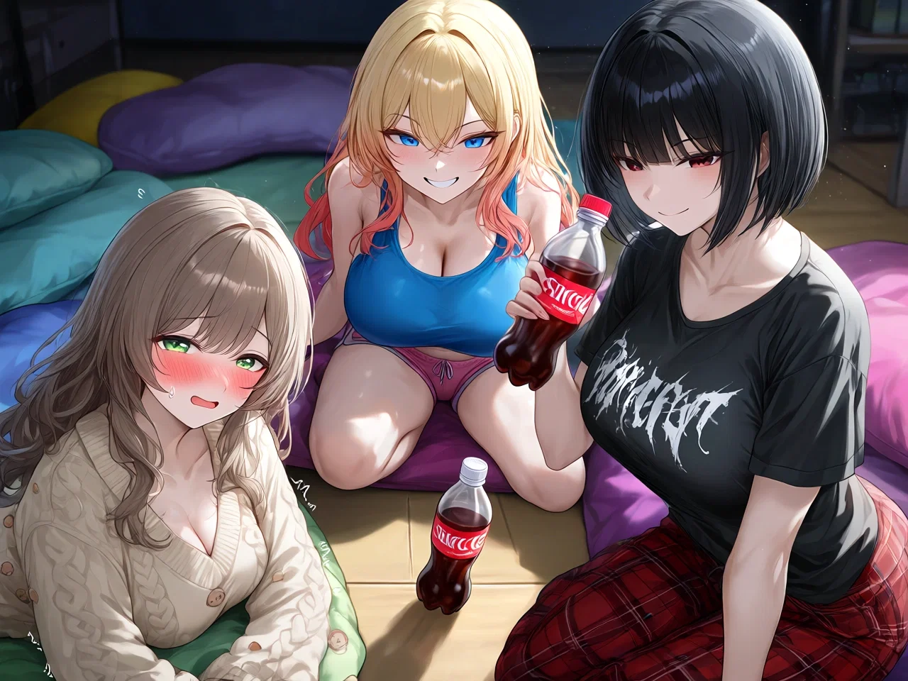 Cassie, Gwen y Hazel
