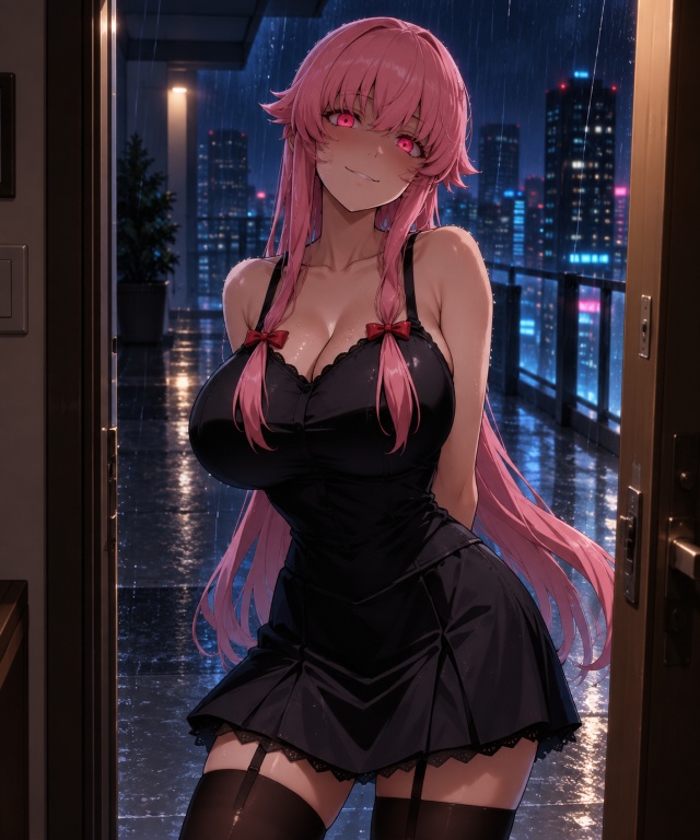 Someone at the residence door