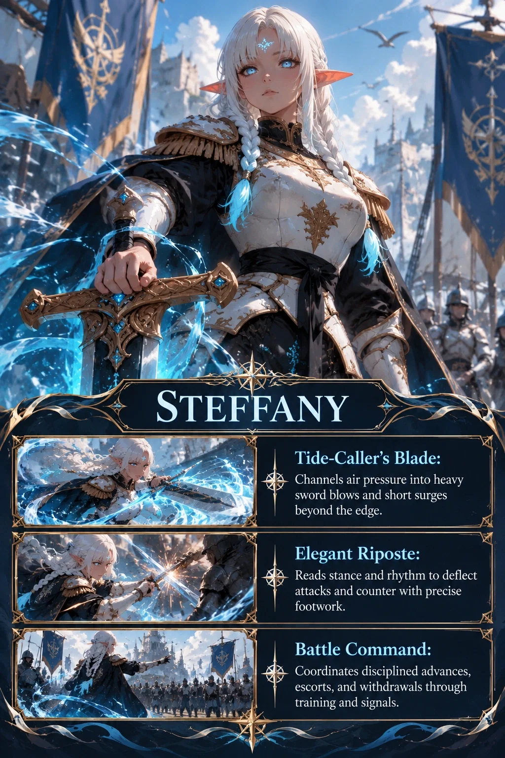 Steffany Anonari abilities — swordplay