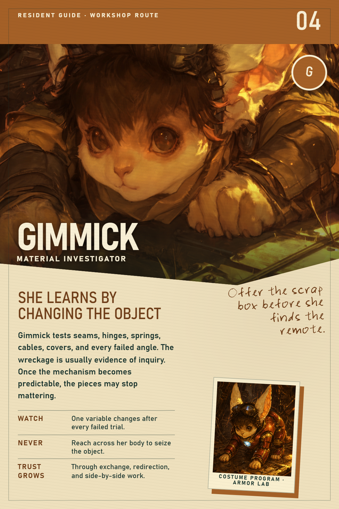 Gimmick resident guide