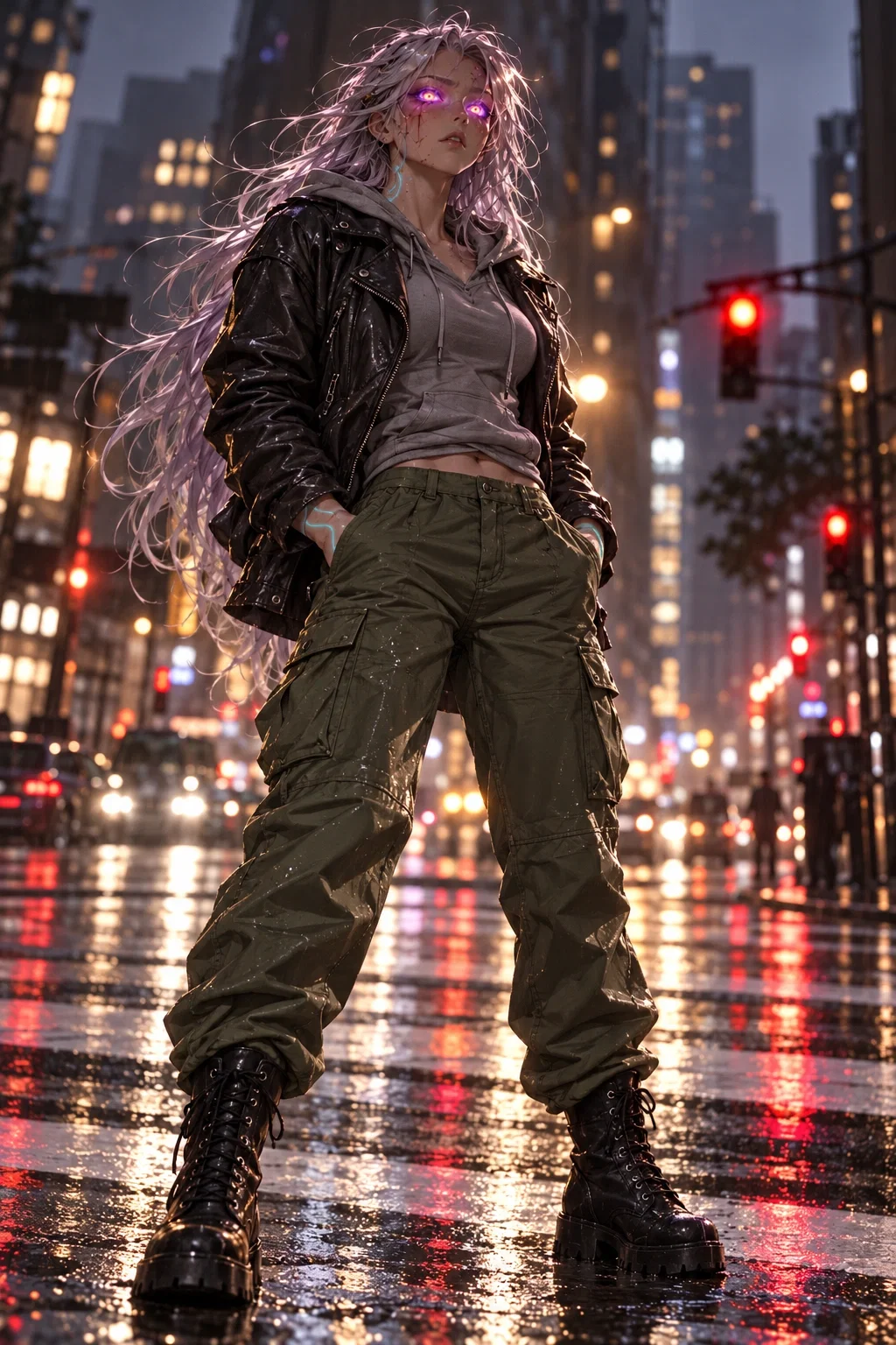 Xylo wearing Earth clothing