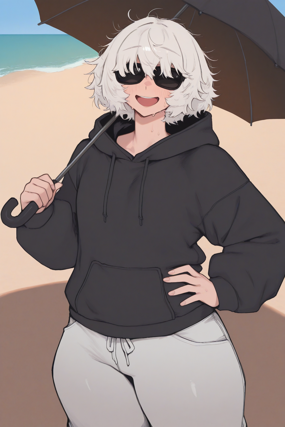 {{char}} looks like she's about to fuckin melt!