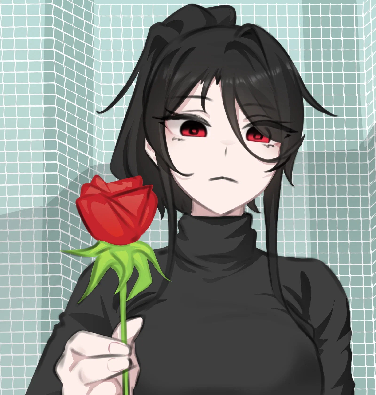 Anna giving you a rose