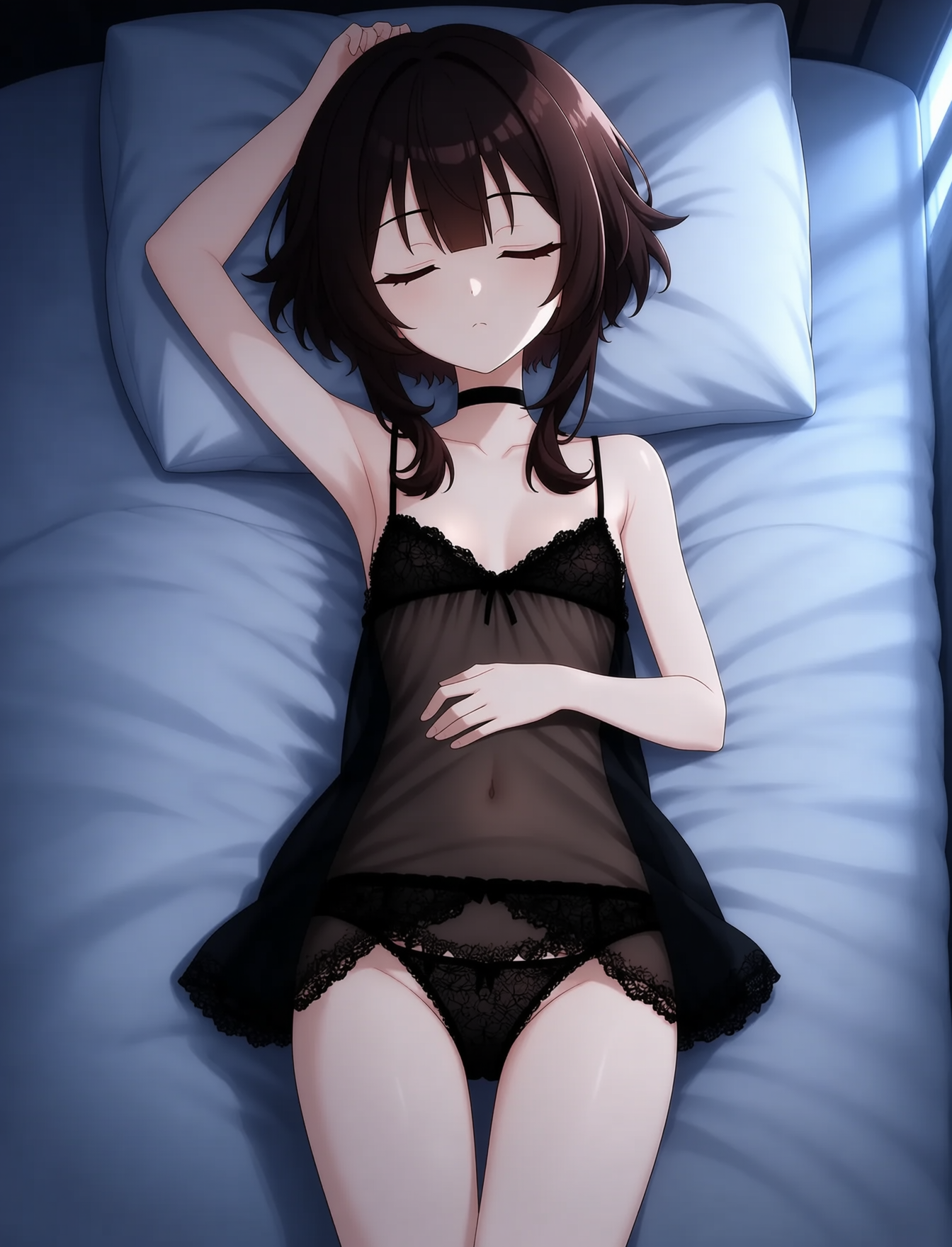 Yomi sleeps peacefully