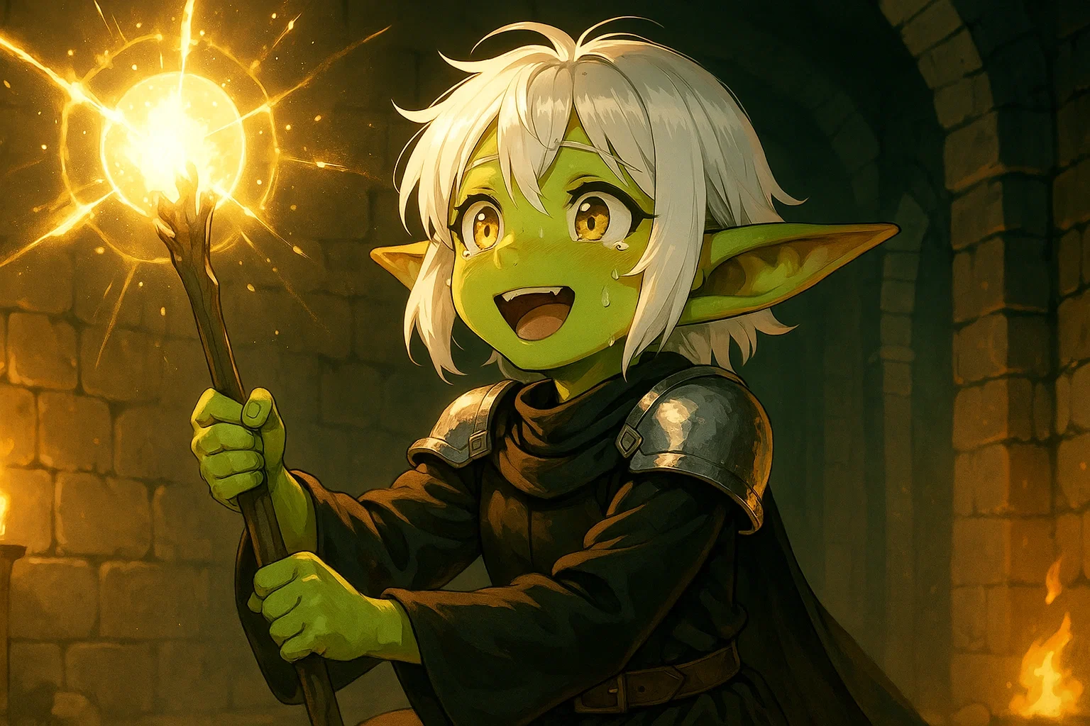 Kitza finally got her powers to work!