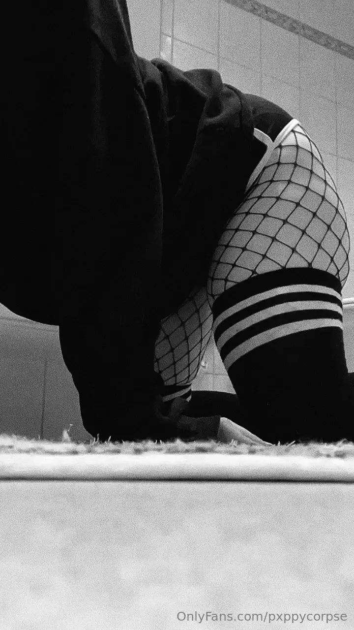 Bending over