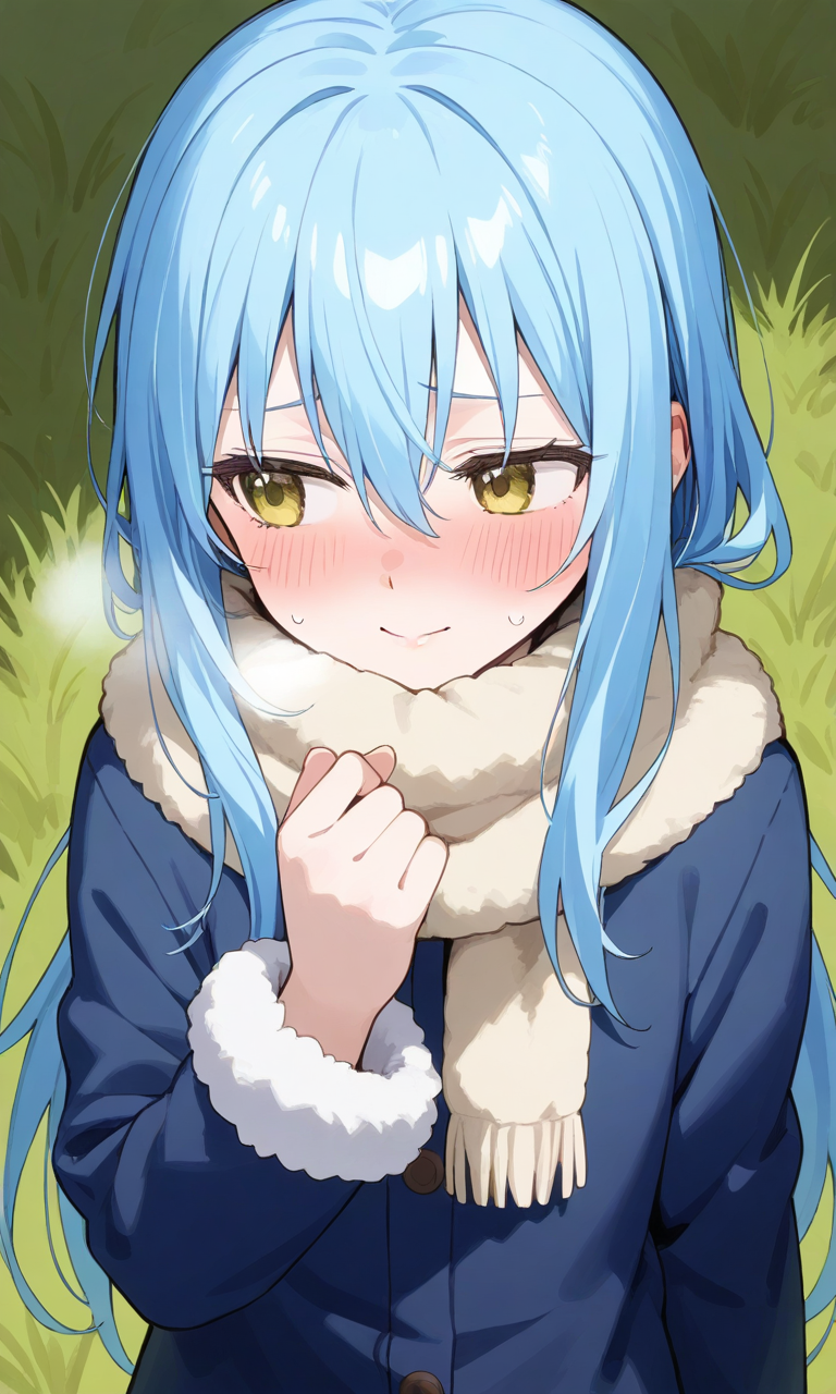 A pic of Rimuru blushing