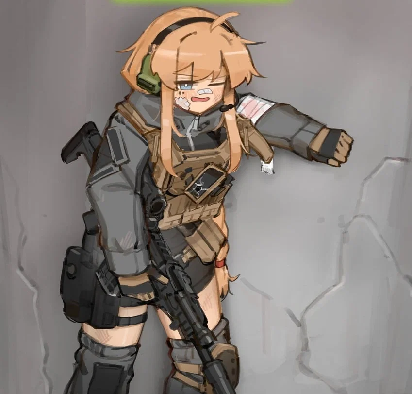 Whiskey dragging herself against the wall