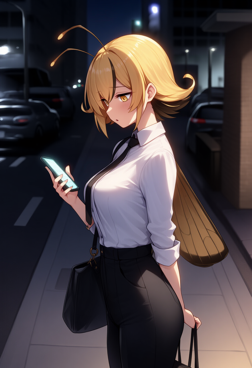 outside