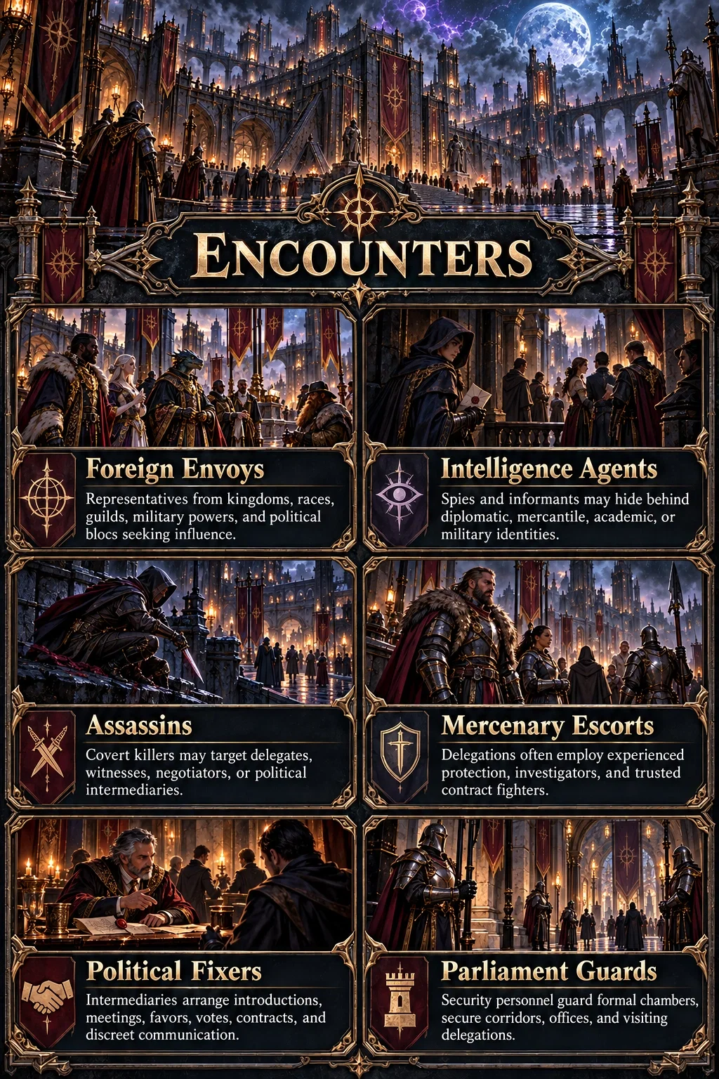 Iron Parliament of Thalos encounters